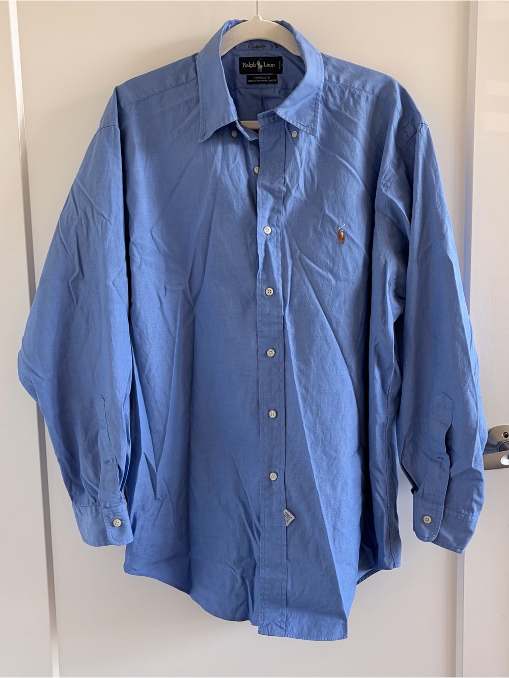Ralph Lauren Light Blue Long-Sleeve Button-Down Shirt